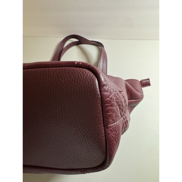 The Sak De Young Tote Bag in Burgundy/Red Pebbled Leather Excellent - Picture 6 of 14